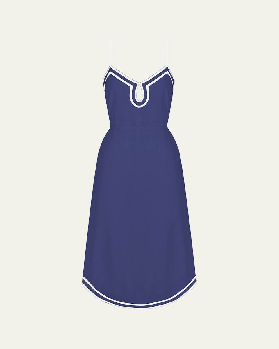 Azzura Cotton Voile Midi Dress